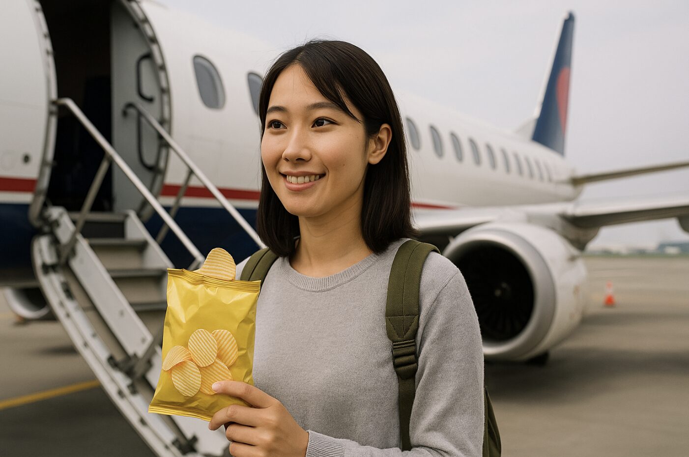 国内線でポテトチップスは持ち込み可能?